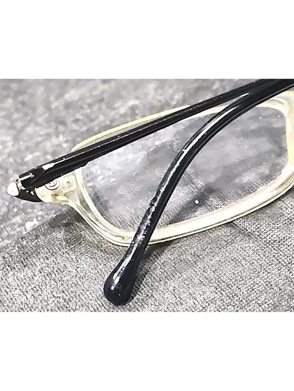 Ray Ban Jr RB1509 3500 Sm Kids Youth Clear Black Rectangle Eyeglasses 44-14 120